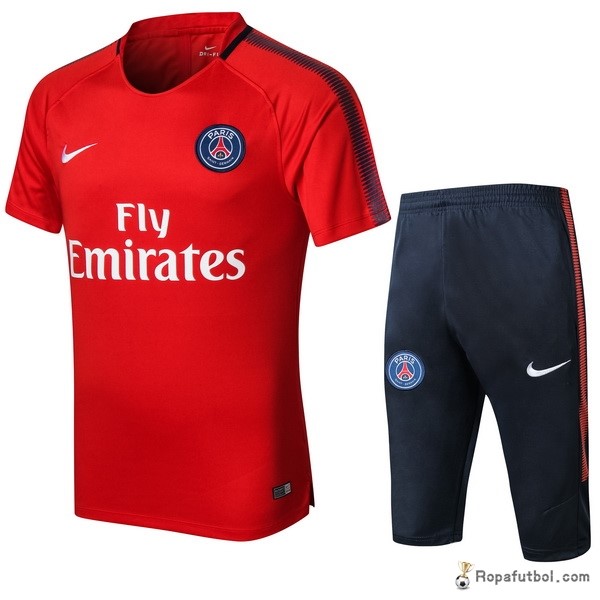 Camiseta Entrenamiento Conjunto Completo Paris Saint Germain 2017/18 Rojo